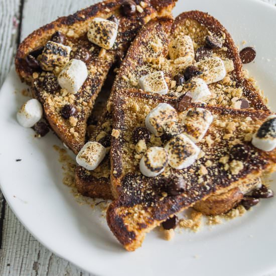 S'mores French Toast - Recipe photo by chocolatesandchai
