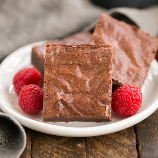 Best Fudgy Brownies - Recipe photo by thatskinnychickcanbake