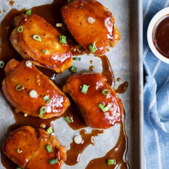 Honey BBQ Pork Chops - Recipe photo by betondinner