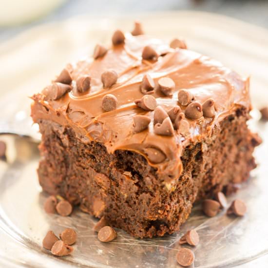 Chocolate Zucchini Brownies - Recipe photo by thegoldlininggirl