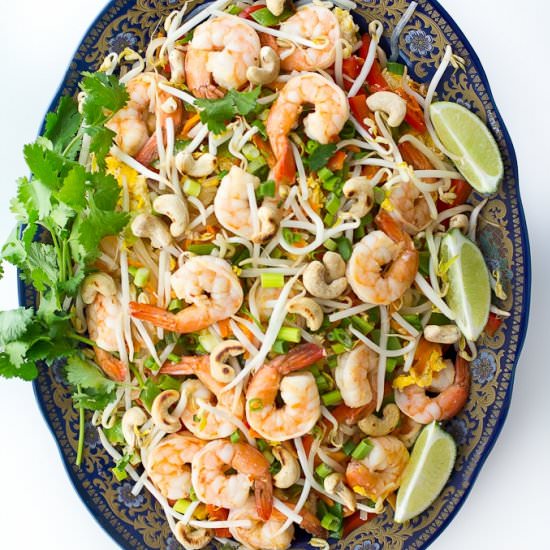 HOMEMADE PAD THAI - Recipe photo by ACleanBake