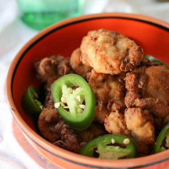 Jalapeño Fried Chicken - Recipe photo by Hilah Cooking