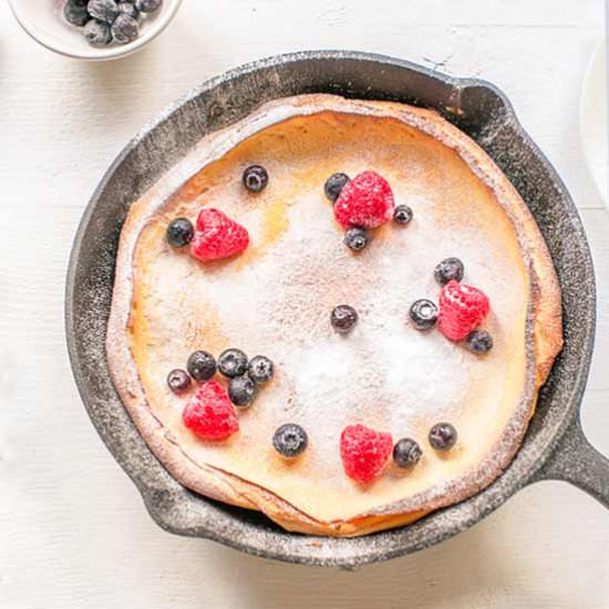 Dutch baby pancake - Recipe photo by thetortillachannel