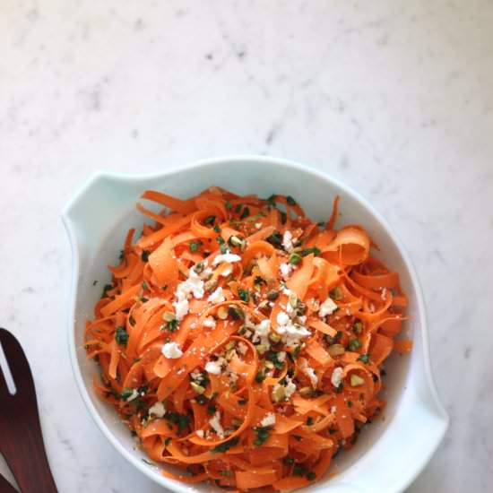 Carrot Salad with Shallot Dressing - Recipe photo by serendipitybysaralynn