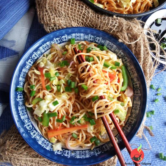 Vegetable Hakka Noodles - Recipe photo by anshusfoododyssey