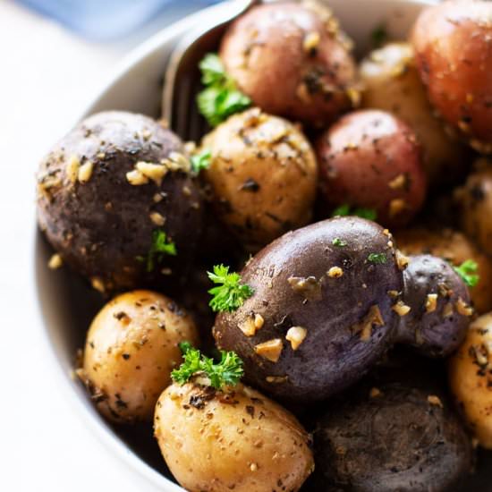 Garlic and Herb Smoked Potatoes - Recipe photo by recipesworthrepeating