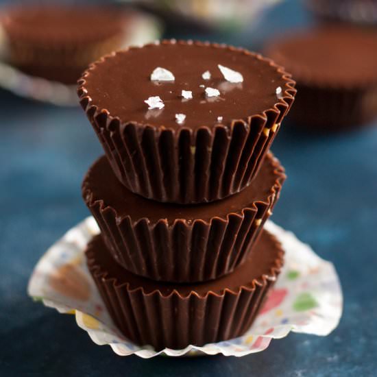 Homemade Peanut Butter Cups - Recipe photo by Wild wild whisk