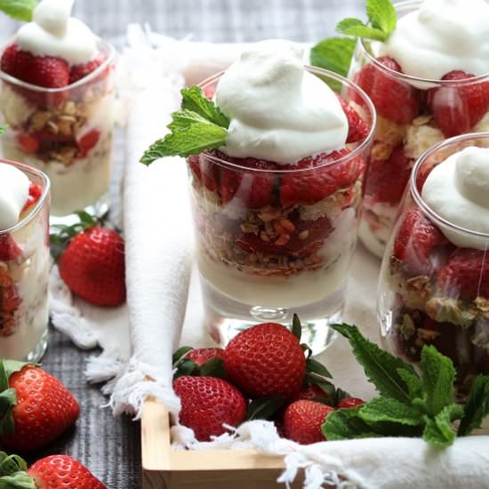 Strawberry Lemon Cream Trifles - Recipe photo by Give it Some Thyme
