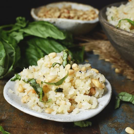 Cauliflower Rice Pilaf - Recipe photo by SimplySoHealthy