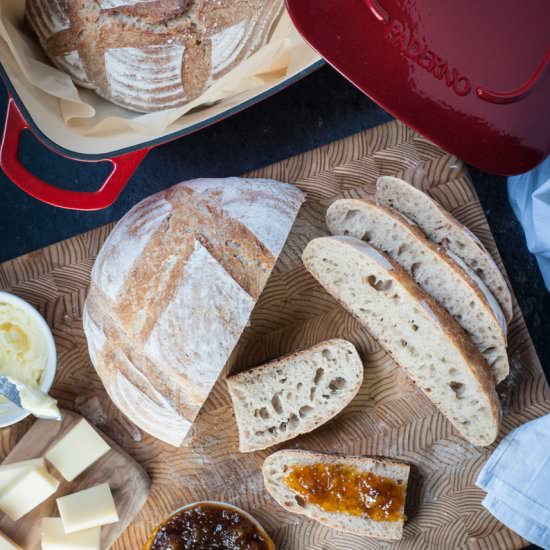 Sourdough bread with starter - Recipe photo by photosandfood