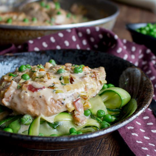 Stove Top Chicken Bacon Casserole - Recipe photo by Healthy World Cuisine