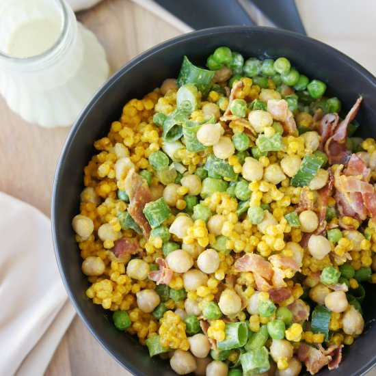 Turmeric Cous Cous Salad - Recipe photo by SweetCaramelSunday