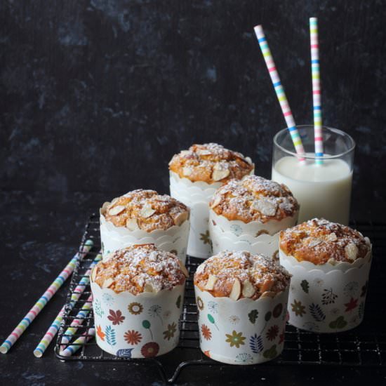saffron ricotta muffins - Recipe photo by easyfoodsmith