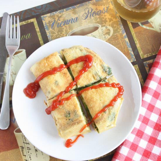 Bread Cheese Omelette - Recipe photo by sandhiya