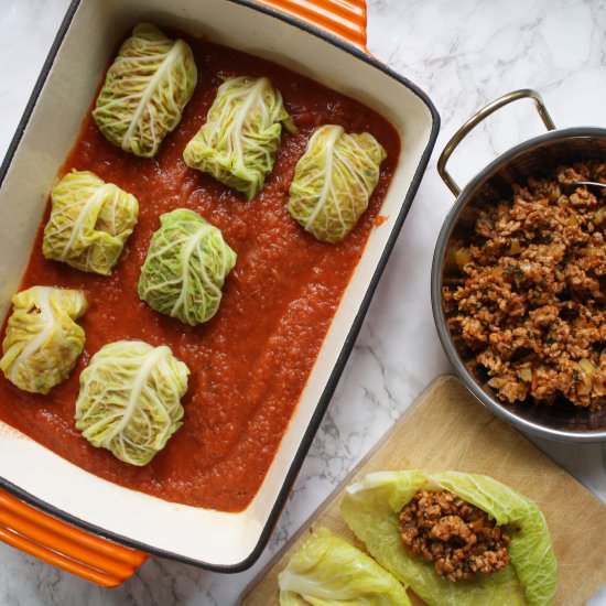 Stuffed Cabbage Leaves - Recipe photo by wishtodish