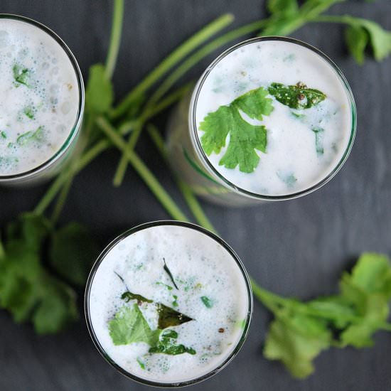 Spiced Buttermilk – Masala Chaas - Recipe photo by YourFoodFantasy