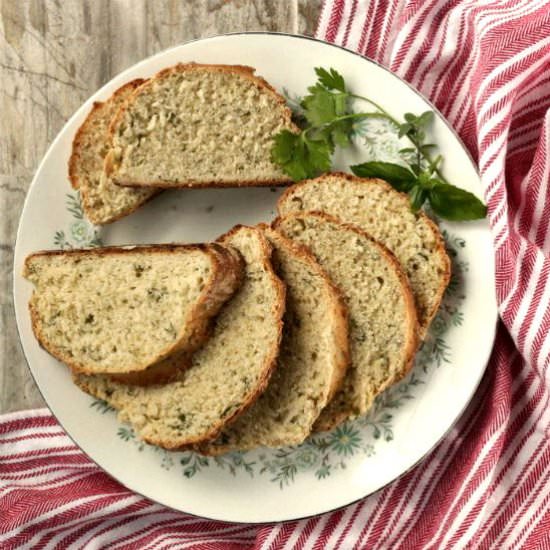 Crusty Italian Herb Bread - Recipe photo by thegardeningcook