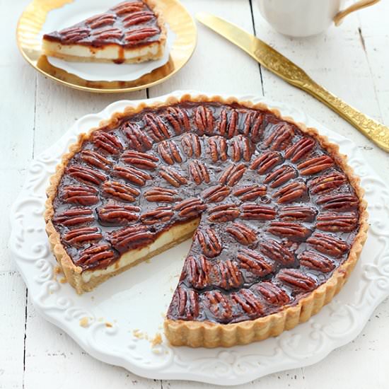 Pecan Cheesecake Pie - Recipe photo by The_Cookie_Fairy