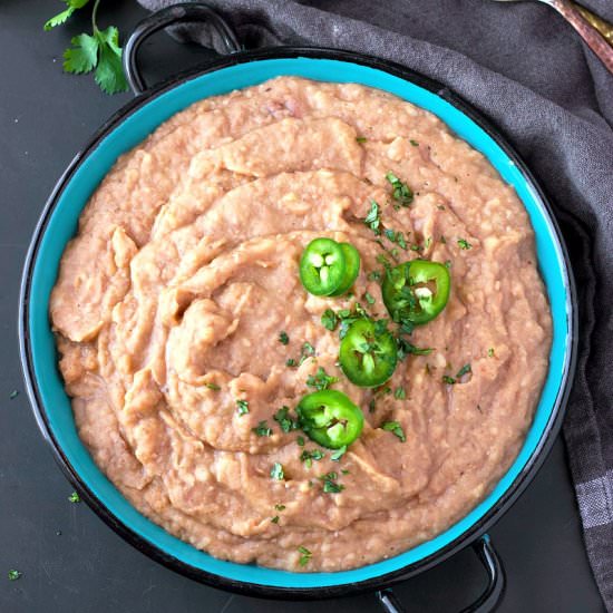 Instant Pot Mexican Refried Beans - Recipe photo by Garden in the kitchen