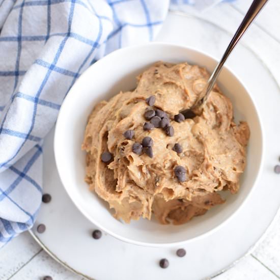 Chocolate Chip Cookie Dough Hummus - Recipe photo by acharbonneau