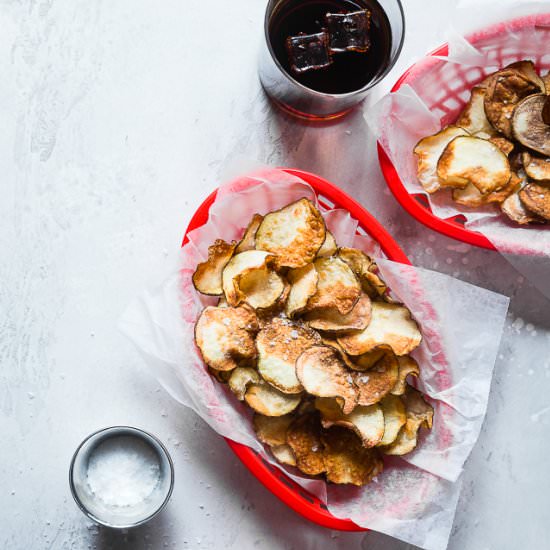 Air Fryer Potato Chips - Recipe photo by foodfaithfitness