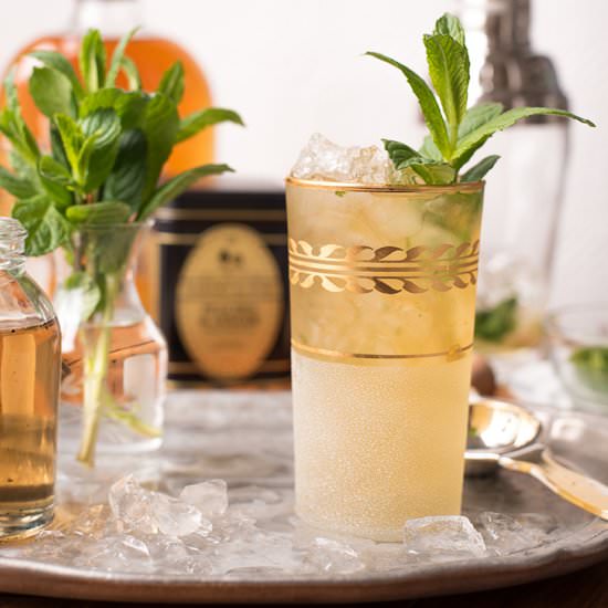 Peach Tea Mint Julep - Recipe photo by vintagekitty