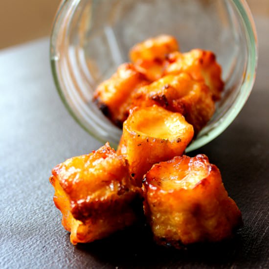 Chorizo and bell pepper cannelés - Recipe photo by Travel and Food