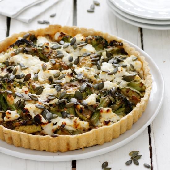 Zucchini Broccoli Quiche - Recipe photo by lilcookieblog