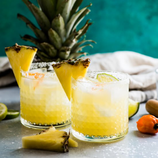 Spicy Pineapple Margarita - Recipe photo by isabeleats