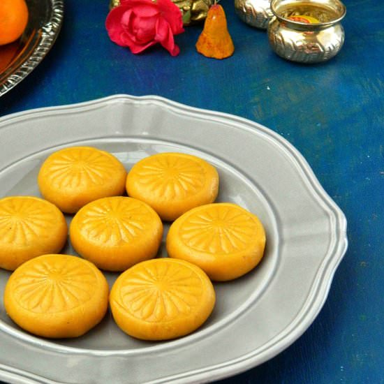 MANGO PEDA | AAM PEDHA - Recipe photo by Nitha Kitchen