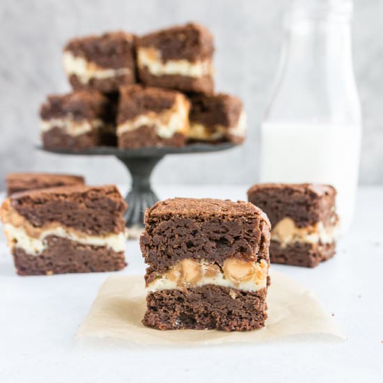 Peanut Butter Cream Cheese Brownies - Recipe photo by theitsybitsykitchen