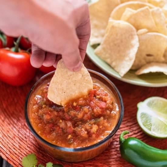 Authentic Mexican Salsa - Recipe photo by nutfreevegan