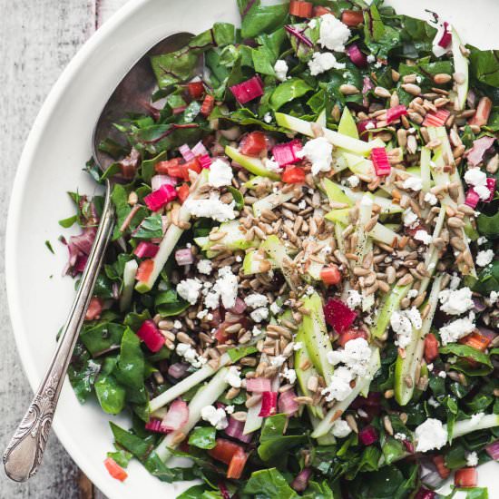 Rainbow Chard Salad - Recipe photo by theviewfromgreatisland
