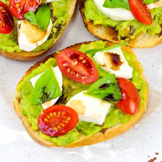 Yummy Balsamic Avocado Toast - Recipe photo by BriteandBubbly
