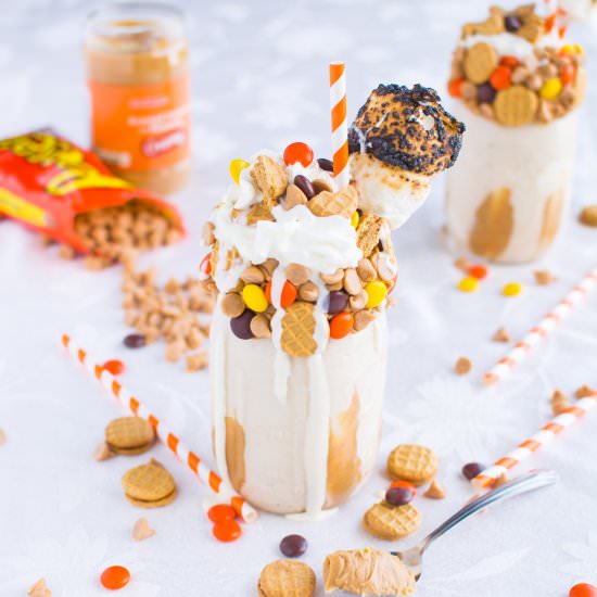 Toasted Fluffernutter Freakshake - Recipe photo by A baJillian Recipes