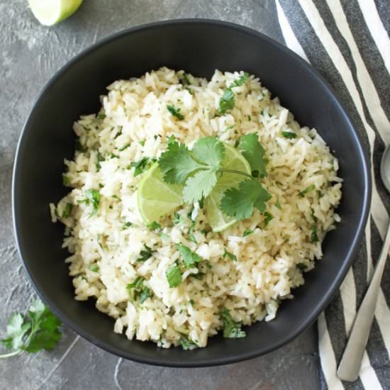 Cilantro Lime Rice - Recipe photo by thedelightfulbite