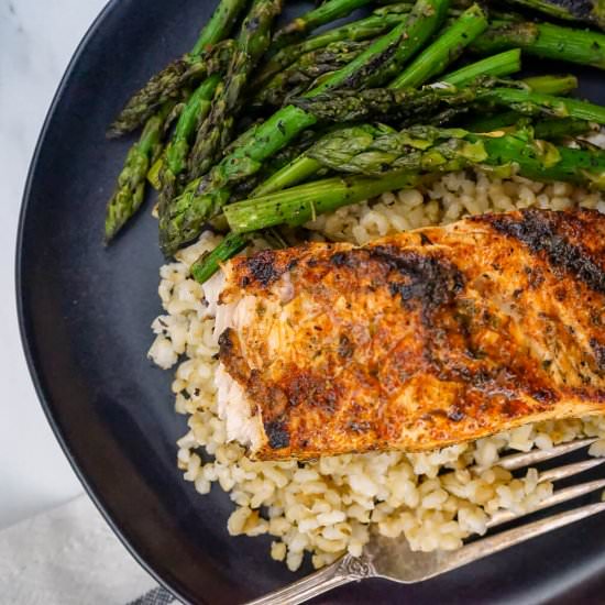 Cajun Salmon - Recipe photo by SlenderKitchen