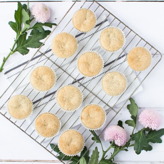 Vegan Vanilla Cupcakes - Recipe photo by CharlottesLivelyKitchen