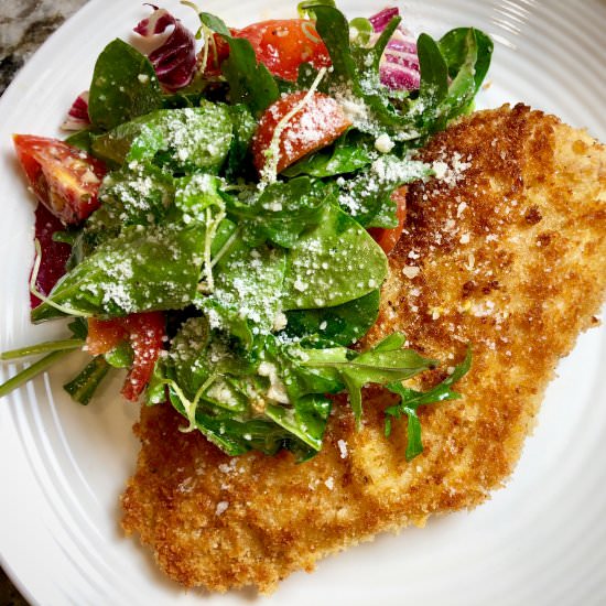 Chicken Paillard - Recipe photo by AlyRomero