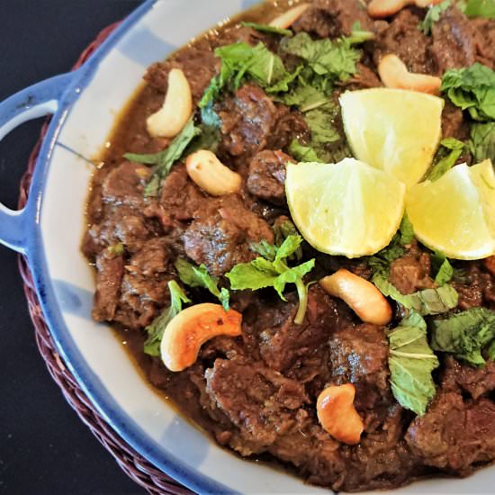 mutton/goat meat gravy - Recipe photo by Sheeba@gohealthy