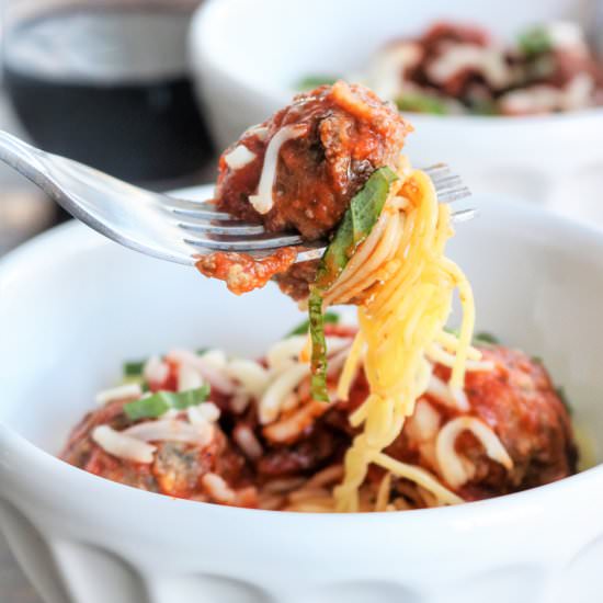 Best Baked Meatballs - Recipe photo by The Nutrition Adventure