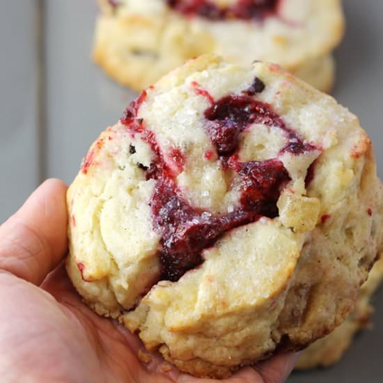 Cranberry Roly Poly - Recipe photo by Food Gal
