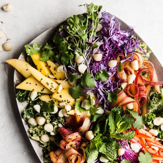 Tropical Kale Salad - Recipe photo by themodernproper
