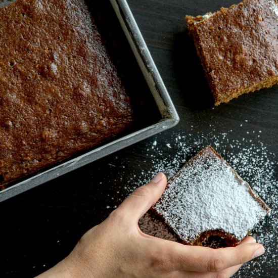 FRESH GINGER ROOT CAKE - Recipe photo by proportionalplate