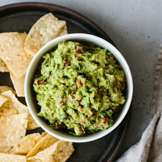 Best Ever Guacamole - Recipe photo by Downshiftology