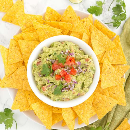 Perfect Classic Guacamole - Recipe photo by Delicious Meets Healthy