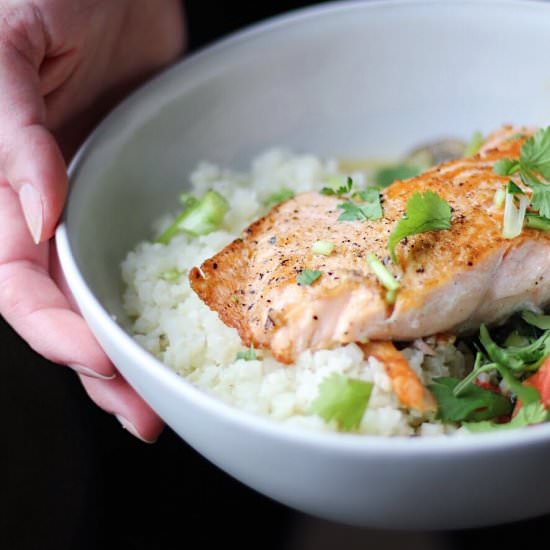 Green Curry Salmon - Recipe photo by thygoodness