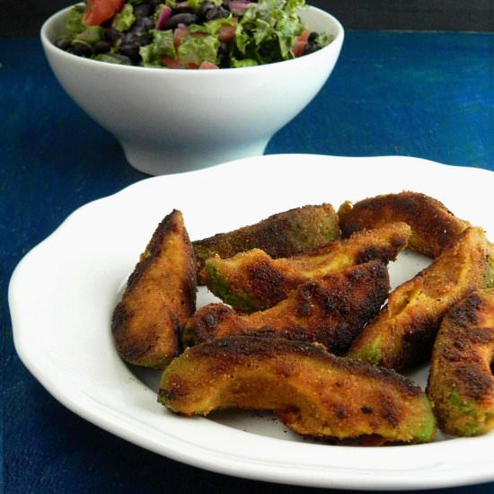 Crispy Shallow Fried Avocado Fries - Recipe photo by Nitha Kitchen