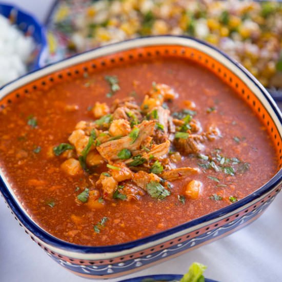 Easy Red Pozole - Recipe photo by giftofhospitality
