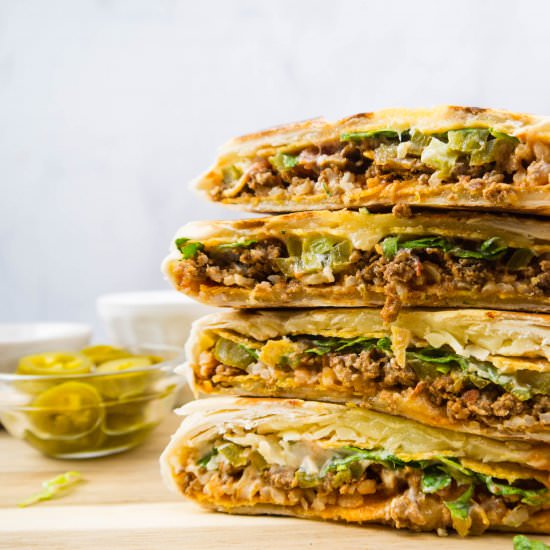 Homemade Crunchwraps - Recipe photo by sipandspice